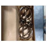 KAMANINA Bronze Curtain Rod for Windows 66 to 120 Inch (5.5-10ft), 1 Inch Heavy Duty Curtain Rods 32 to 120, Long Decorative Single Drapery Rods, Twisted Cage End