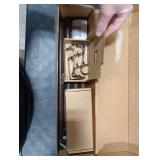 KAMANINA Bronze Curtain Rod for Windows 66 to 120 Inch (5.5-10ft), 1 Inch Heavy Duty Curtain Rods 32 to 120, Long Decorative Single Drapery Rods, Twisted Cage End