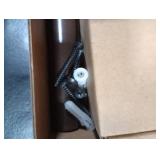 KAMANINA Bronze Curtain Rod for Windows 66 to 120 Inch (5.5-10ft), 1 Inch Heavy Duty Curtain Rods 32 to 120, Long Decorative Single Drapery Rods, Twisted Cage End