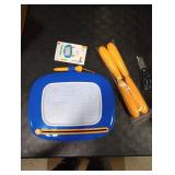 Kikidex Magnetic Drawing Board, Toddler Girl Toys for 1-2 Year Old, Doodle Board Pad Learning and Educational Toys for 1 2 3 Year Old Baby Kids Birthday Gift(Light Blue)