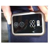 Cordless Back Massager Belt - FSA-HSA Eligible Red Light Therapy Massage Belt with 5 Heating Levels,3 Vibration Modes, Lower Back Massager for Pain Relief Deep Tissue,4 Motors,Battery-Powered (Blue)