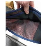 Cordless Back Massager Belt - FSA-HSA Eligible Red Light Therapy Massage Belt with 5 Heating Levels,3 Vibration Modes, Lower Back Massager for Pain Relief Deep Tissue,4 Motors,Battery-Powered (Blue)