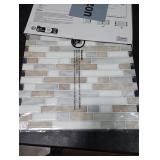 Art3d 10-Sheet Heavy-Duty Peel and Stick Backsplash, Waterproof Wall Tiles Stick on Kitchen Backsplash Living Space, Beige & White