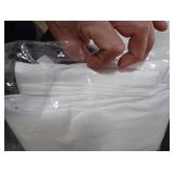 Ascoza 2pack 60x102 Inch White Rectangular Tablecloth 6 Feet Table Cloth in Polyester Fabric for Wedding/Banquet/Restaurant/Parties