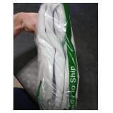 Easy-Going Blackout Curtains for Bedroom, Solid Thermal Insulated Grommet and Noise Reduction Window Drapes, Room Darkening Curtains for Living Room, 2 Panels (42x63 in, Greyish White)