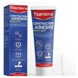 Yeardera Heavy Duty Construction Adhesive, 7.4 Ounce Cement Glue Squeeze Tube, Versatile Construction Glue for Tile, Floor, Stone, Wood, Wall & More, Pack of 1 (CZJS-001)