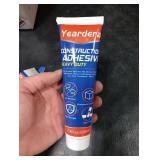 Yeardera Heavy Duty Construction Adhesive, 7.4 Ounce Cement Glue Squeeze Tube, Versatile Construction Glue for Tile, Floor, Stone, Wood, Wall & More, Pack of 1 (CZJS-001)