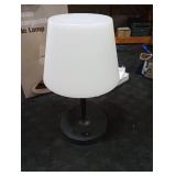 Gileolant Cordless Touch Table Lamp, 4000mAh Rechargeable Small Desk Lamp with 3 Color Temperatures & Stepless Dimming, Portable LED Bedside Lamp for Bedroom, Living Room, Patio & Camping, Bla