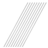 uxcell 4mmx250mm 304 Stainless Steel Solid Round Rod for DIY Crafts - 9pcs