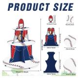 Zopeal Baseball Cupcake Stand Party Decorations 3 Tier Baseball Dessert Cup Cake Table Displays Sports Theme Cupcake Holder Concession Tower Stand Decorations for Sports Birthday Party Supplies