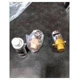 HYZ 3-Pack Champagne Stoppers Wine Saver, Sparkling Wine Vaccum Stoppers with Built-in Pump for Champagne, Prosecco and Cava - Stainless Steel + ABS Champagne Bottle Stoppers, Rose Gold/Gold/Silver