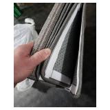 Conlun Cat Scratcher Mat,Natural Sisal Cat Scratch Pad with Hook&Loop Tape,Horizontal Floor Kitty Scratching Pads Rug for Indoor,Pet Furniture Protector for Couch&Carpets&Sofas, Large, Grey