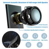 ROSON Computer Speaker, Compact Size Speaker with Headphone Jack, Enhanced Bass and Volume Control, Stereo 2.0 USB Powered 3.5mm Aux Multimedia Speakers for Laptop/Desktop/Tablets/Phone