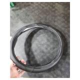 Skechers Air-Cooled Steering Wheel Cover,Leather Car Steering Wheel Cover Universal Fit 14 1/2-15 Car Wheel Protector for Men Women Fit Suvs,Vans,Sedans,Car,Trucks,Black