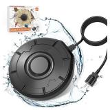 Cearktiy Bird Bath Heater,Birdbaths De-Icer,Birdbath Water Heater Deicer with Thermostatically Controlled,Heated Bird Bath Deicer Suitable for Birdbath Farm Livestock Drinking Outdoors in Winter,Black