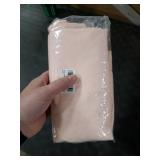 BYDOLL Table Cloth Pale Pink 60x60 Inch Tablecloth for 6 Foot Square Tables Outdoor Washable Wrinkle Free and Spillproof Polyester Tablecloth for Festival Camping Picnic Party Cover