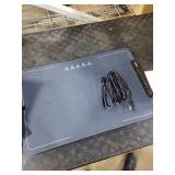 VTAR Rollable Electric Food Warming Mat | 3-Temp Buffet Tray Warmer for Parties | Even Heating, Portable Silicone Design, Auto Shut Off & Child Lock- Blue