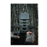 SPYPOINT Flex-S-Dark Solar Cellular Trail Camera Built-in Solar Panel, 40MP Photos, 1080p Videos + Sound, No-Glow Game Camera, Night Vision, Motion Activated Trail Cam