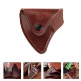 TEAMWILL 1pc Durable Leather Axe Holster Hatchet Head Cover Axe Sheath Blade Protector Camping Tool