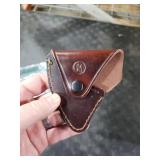 TEAMWILL 1pc Durable Leather Axe Holster Hatchet Head Cover Axe Sheath Blade Protector Camping Tool