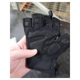 ATERCEL Workout Gloves for Men and Women, Exercise Gloves for Weight Lifting, Cycling, Gym, Training, Breathable and Snug fit (Black, S)