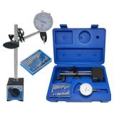 TR TOOLROCK Professional 0-10mm Dial Indicator Gauge with Magnetic Base & Point Precision Inspection Set Tester Gage Gauge 0.01mm