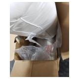 Beautyrest Goose Feather Down Fiber Gusseted Pillows, Hotel Pillow Luxury Bed Pillows, 100% Cotton Cover, Jumbo Size Set of 2