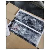 SUPERJARE 78.8 inch Narrow Console Table with Outlet, Sofa Tables, Behind Couch Table, Long Entryway Tables with Charging Station, for Living Room, Rustic Brown