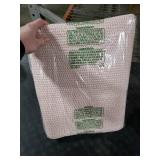 CLHMILY&Z Stylish Square Cotton Rope Storage Basket (Pink & White, 110L)