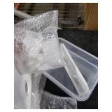 Domensi 2 Pack 2 Gallon Drink Dispenser for Fridge with Spigot Water Dispenser Leak Proof Lids Filter Screen Beverage Juice Container Sealed Plastic Lemonade Milk Cold Hot Drink Tea Jug for Party