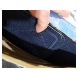 Stair Treads for Wooden Steps Indoor, 15 Pack 8 X 30 Non Slip Carpet Stair Treads with Reusable Adhesive for Kids Elders and Dogs, Surface Polyester TPR Backing Stair Rugs,Navy