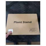 Plant Stand with Hooks Indoor Outdoor Corner Tall Plant Stand Heavy-Duty Metal 3-Tier Plant Shelf Holder Rack for Patio Garden Balcony Living Room Bedroom(semicircular Black)