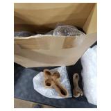 Tioncy 12 Pcs Cross Wooden Dough Bowls Bulk Rustic Decorative Wood Dough Bowls for Decor with Card Vintage Hand Carved Paulownia Wood for Easter Church Sunday School Wedding Farmhouse Decor DIY Crafts