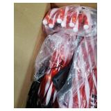 20 Pack Solar Christmas Candy Cane Lights, Christmas Decorations Outdoor Waterproof, Solar Powered Pathway Lights with 8 lighting Modes & Memory Function for Outside Party Garden Yard Patio Decoration