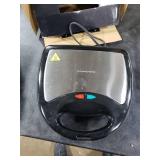 OVENTE 3 in 1 Electric Sandwich Maker, Panini Press Grill and Waffle Iron Set with Removable Non-Stick Plates, Perfect for Cooking Grilled Cheese, Tuna Melts, Burgers, Steaks and Snacks, Black GPI302B