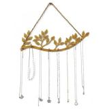 Wovsuo Wall Mounted Jewelry Holder Leaf Branch