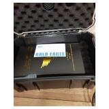 Bald Eagle Cigar Humidor Box, Travel Humidor with Humidifier Hygrometer, Portable Case for 15-20 Cigars, Waterproof | Crushproof | Airtight - Retail: $28