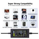 Replacment for Sceptre Monitor Power Cord 12V 5A AC Adapter for Sceptre EC Series 32\" 30\" 27\" 24\" 22\" 20\" 19\" 15\" E248W E225W E205W E275W E209W Monitor Power Supply Cord Charger & More 12V 5V 