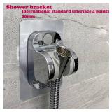 DASITON Large Wall Mount Strong Adhesive Waterproof Handheld Shower Holder,Shower Head Holder,for rv Shower Kids Shower Bathroom Shower - Retail: $7