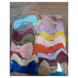 jollybows 40pcs Baby Girls Bows Headbands Elastic Hairband Ribbon Bow Hair Accessories for Newborns Infants Toddlers and Kids - Retail: $10