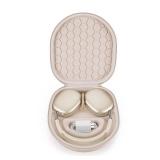 Case Only, Smart Case for New Apple AirPods Max Supports Sleep Mode, Hard Organizer Portable Carry Travel Cover Storage Bag (Starlight) - Retail: $39