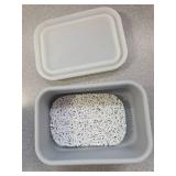 AIMAIAIMAI Compact Leakproof Travel Soap Case, Silicone Travel Soap Container, Portable Soap Box with Drainage Layer, Shatterproof Soap Holder for Bathroom, Gym (Gray) - Retail: $10