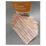 Dealmed Fabric Knuckle Flexible Adhesive Bandages â 100 Count (1 Pack) Bandages with Non-Stick Pad, Latex Free, Wound Care for First Aid Kit, 1 1/2\" x 3\" - Retail: $7