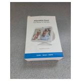 Stand Only, PlusAcc Stand for Show 8 (3rd Gen) - Adjustable Tilt Holder, Table Stand Accessories Compatible with iPhone Models & Show 8 3rd Generation, Non-Slip Base (White) - Retail: $20