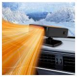 MISSING STAND, Portable Car Heater for Vehicle, 12V Car Heater Portableï¼ Plugs into Cigarette Lighterï¼, Portable Heater for Car, 360Â° Rotatable Car Defroster Windshield Heater (1)