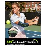 Elbow Brace Support with Gel Pads Breathable Elbow Compression Sleeve for Men & Women 4D Knit Elbow Sleeve for Golfer