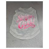 Small Hole See Photos, Size Small Funny Dog Shirt for Small Breeds â Cute Dogs Outfit with Eye-Catching Printâ Breathable Pet Vest Dogs Clothes for Boys & Girls, Machine Washable - Retail: $