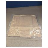 OTOSTAR Chenille Throw Pillow Covers 24x24 Inch Soft Farmhouse Beige Decorative Pillow Covers Solid Square Cushion Case for Sofa Bed Living Room Couch Home Decor (Beige)