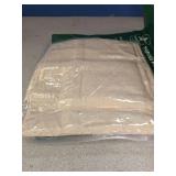 OTOSTAR Chenille Throw Pillow Covers 24x24 Inch Soft Farmhouse Beige Decorative Pillow Covers Solid Square Cushion Case for Sofa Bed Living Room Couch Home Decor (Beige)