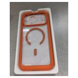 Miracase for iPhone 17 Pro Max Case 6.9\" Full-Body Phone Case with Built-in Glass Screen Protector& Full Camera Protector,[Magnetic with MagSafe] Drop Proof 17 ProMax Cover, Orange - Retail: $26